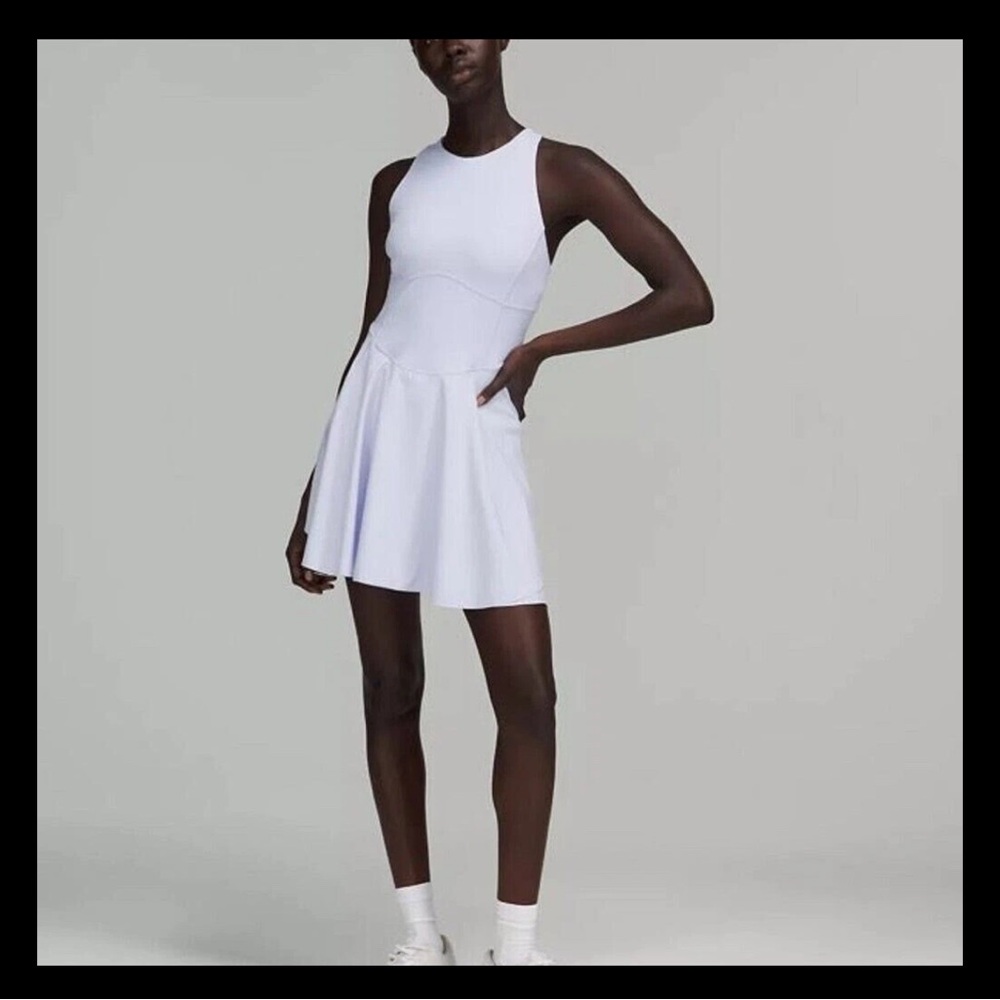 NWT Lululemon Court Crush Dress Size 10 Pastel Blue HTF msrp $138 LW1DOCS PSLB